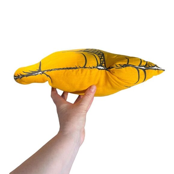 Vintage 70s 80s Hand Sewn Pillow Cartoon Sandy Dog Little Orphan Annie Kitsch - Picture 5 of 7